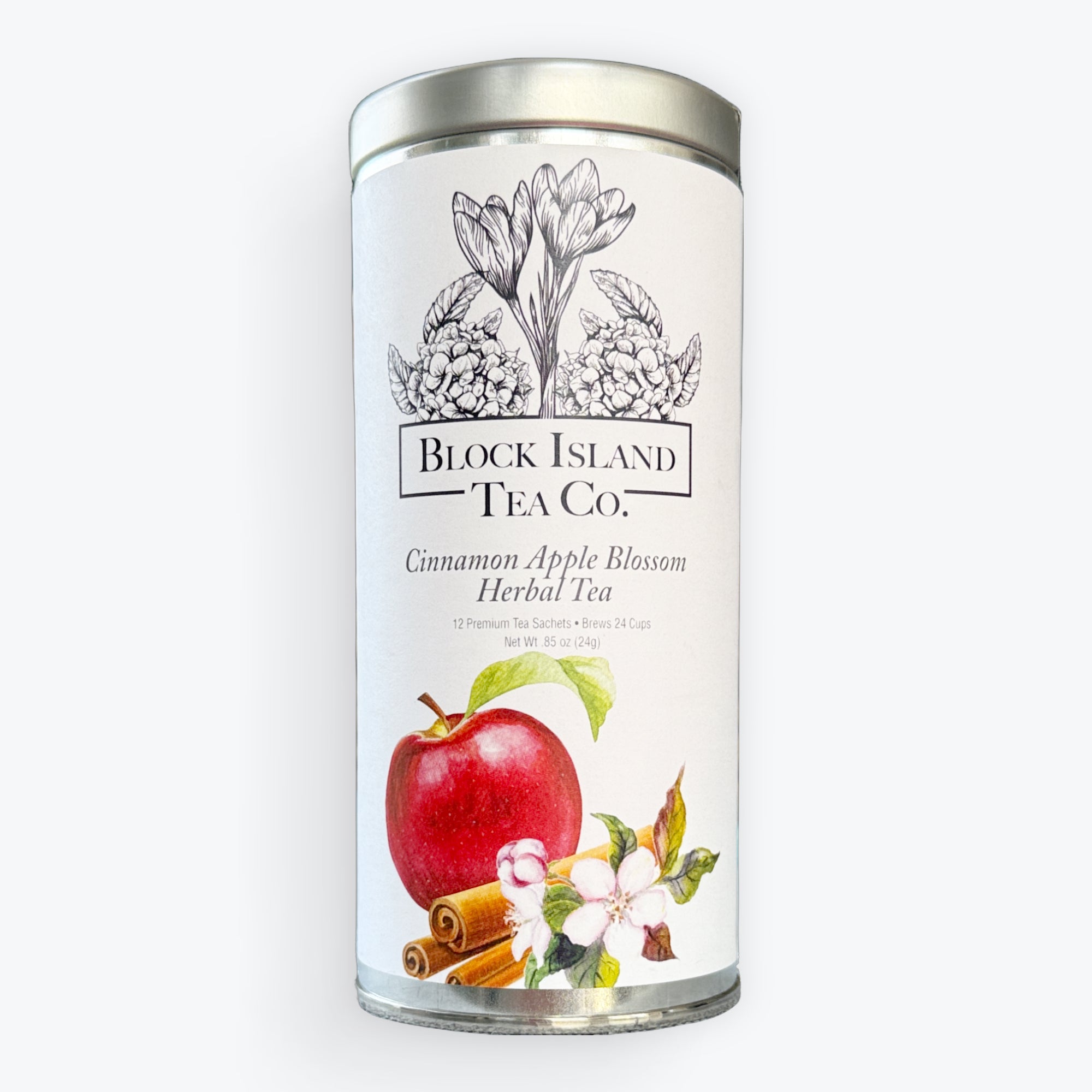 Cinnamon Apple Herbal Tea with Rooibos & Cinnamon Chips | Block